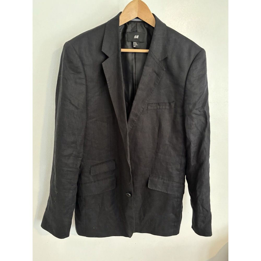 H&M Black Men’s Blazer Sport Coat